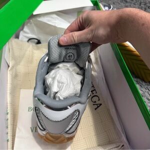 Bottega Veneta Kids Gray Sneakers